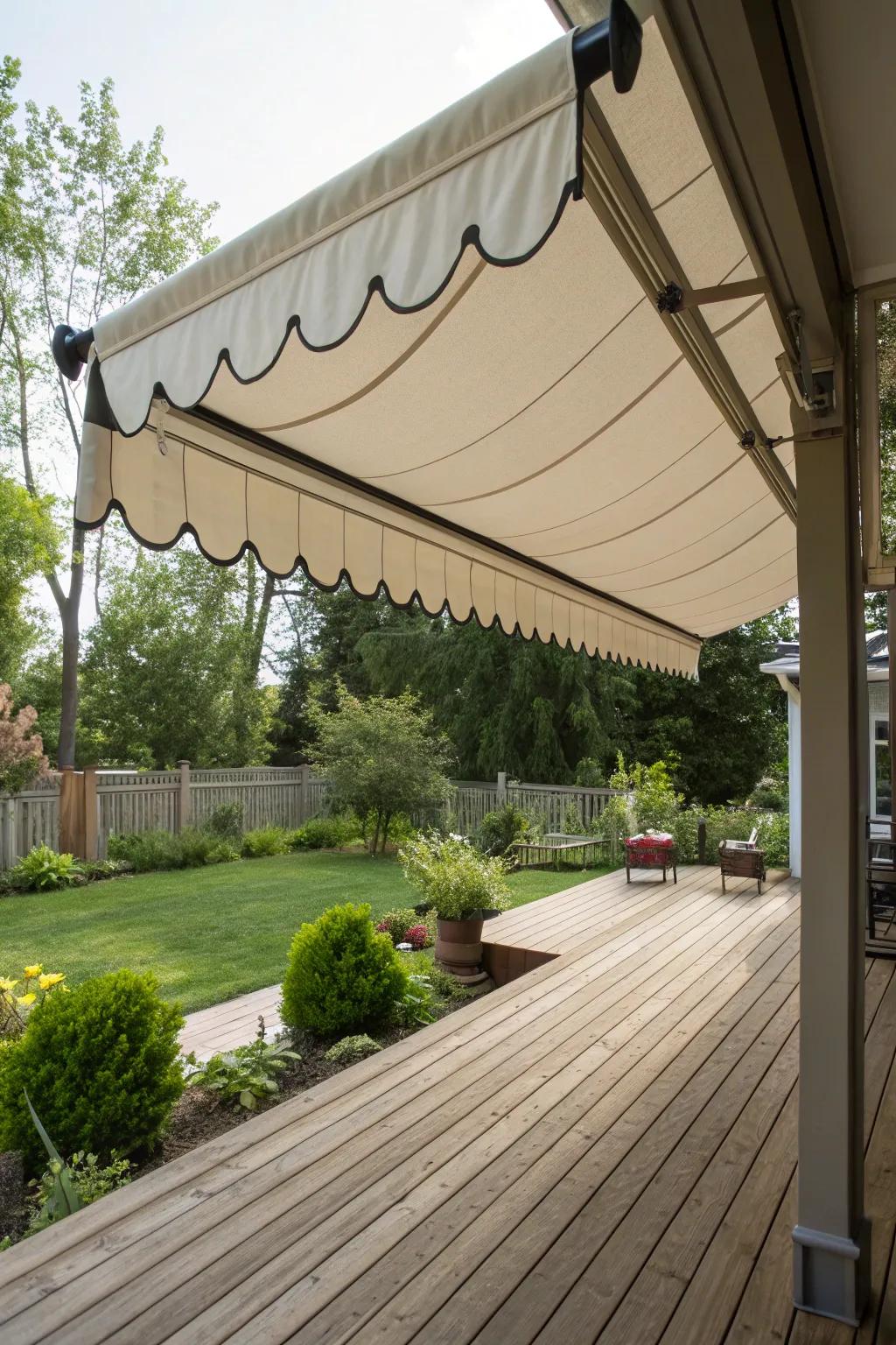 Add flair with distinctive valance aesthetics.