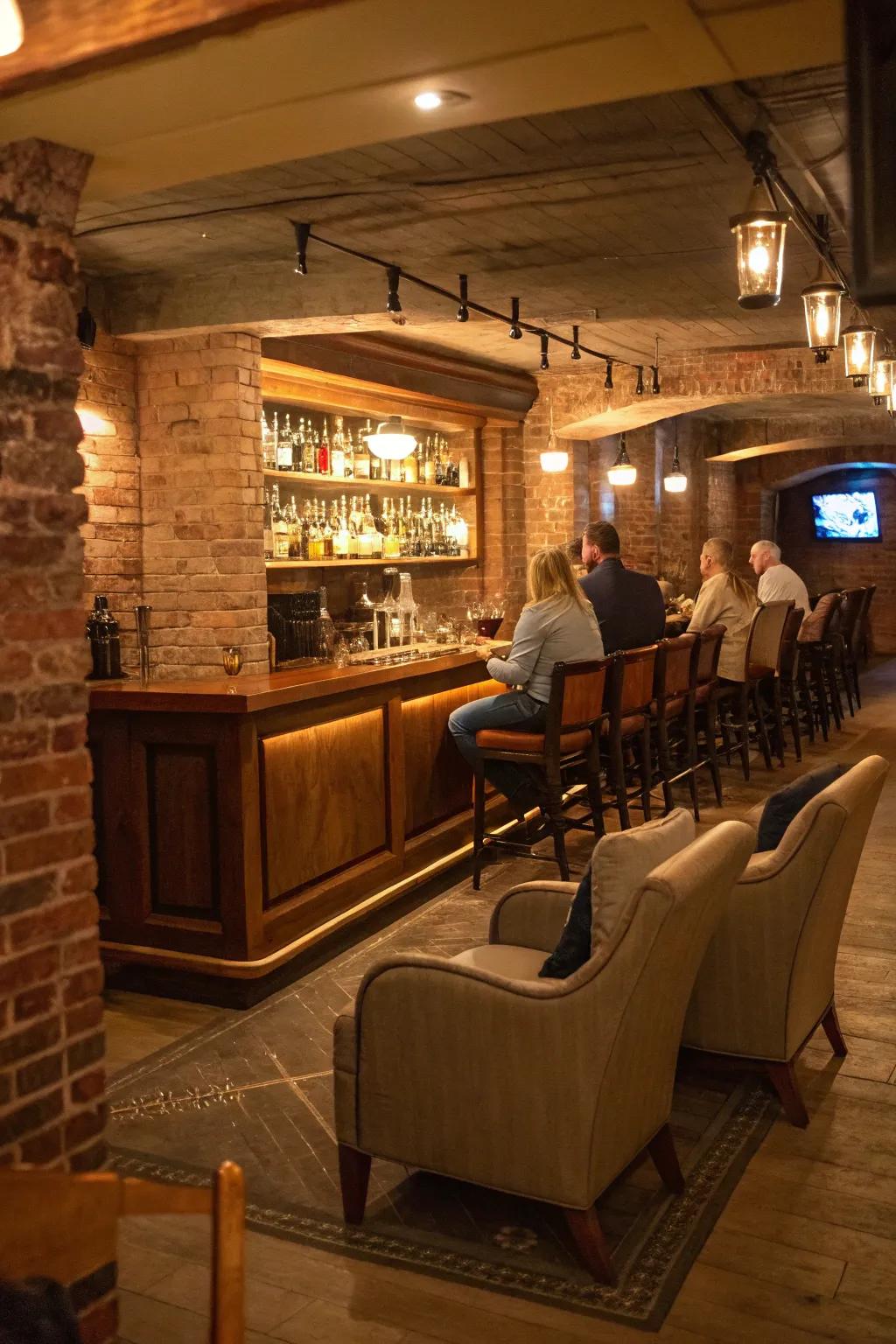 Comfortable seating invites guests to linger longer.