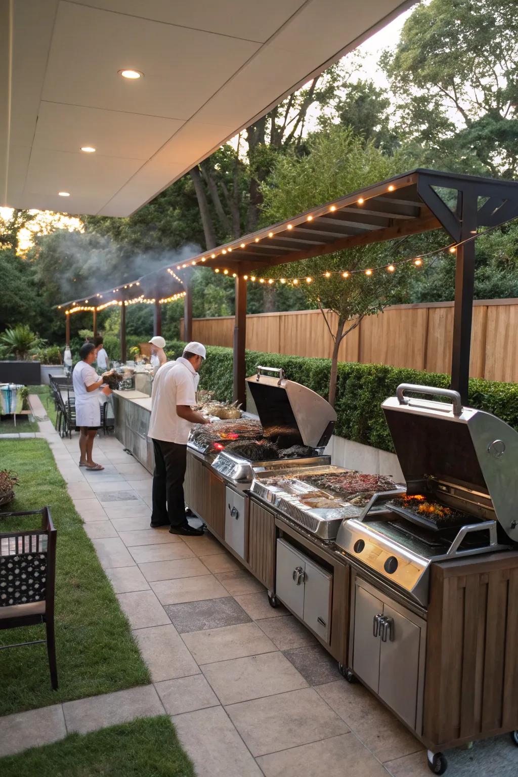 Make the most of a flexible BBQ space.