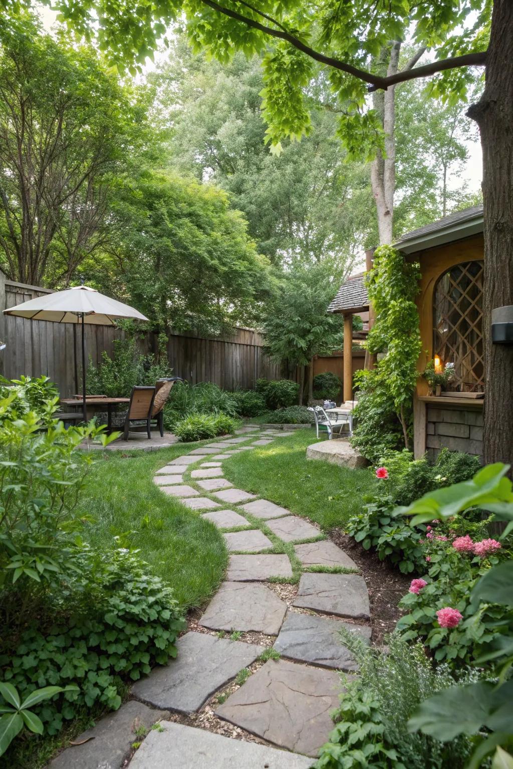 Beach stones add texture and a natural coastal charm to your garden.