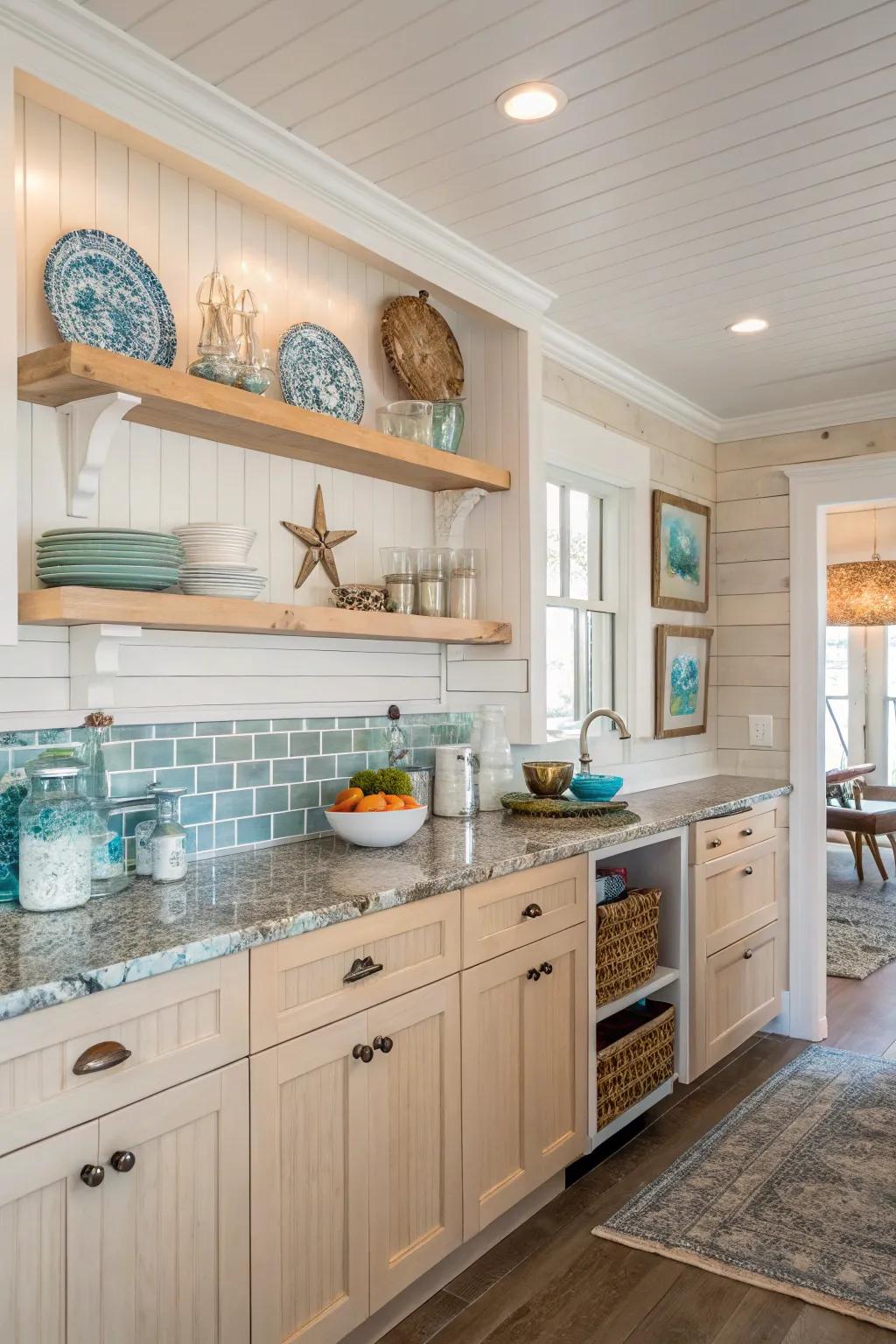 A cooking space blending charm and function.