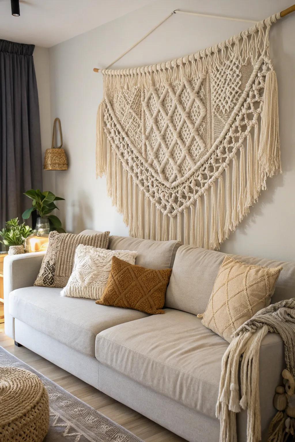 Weavings introduce both sensation and geniality to your ornamentation.