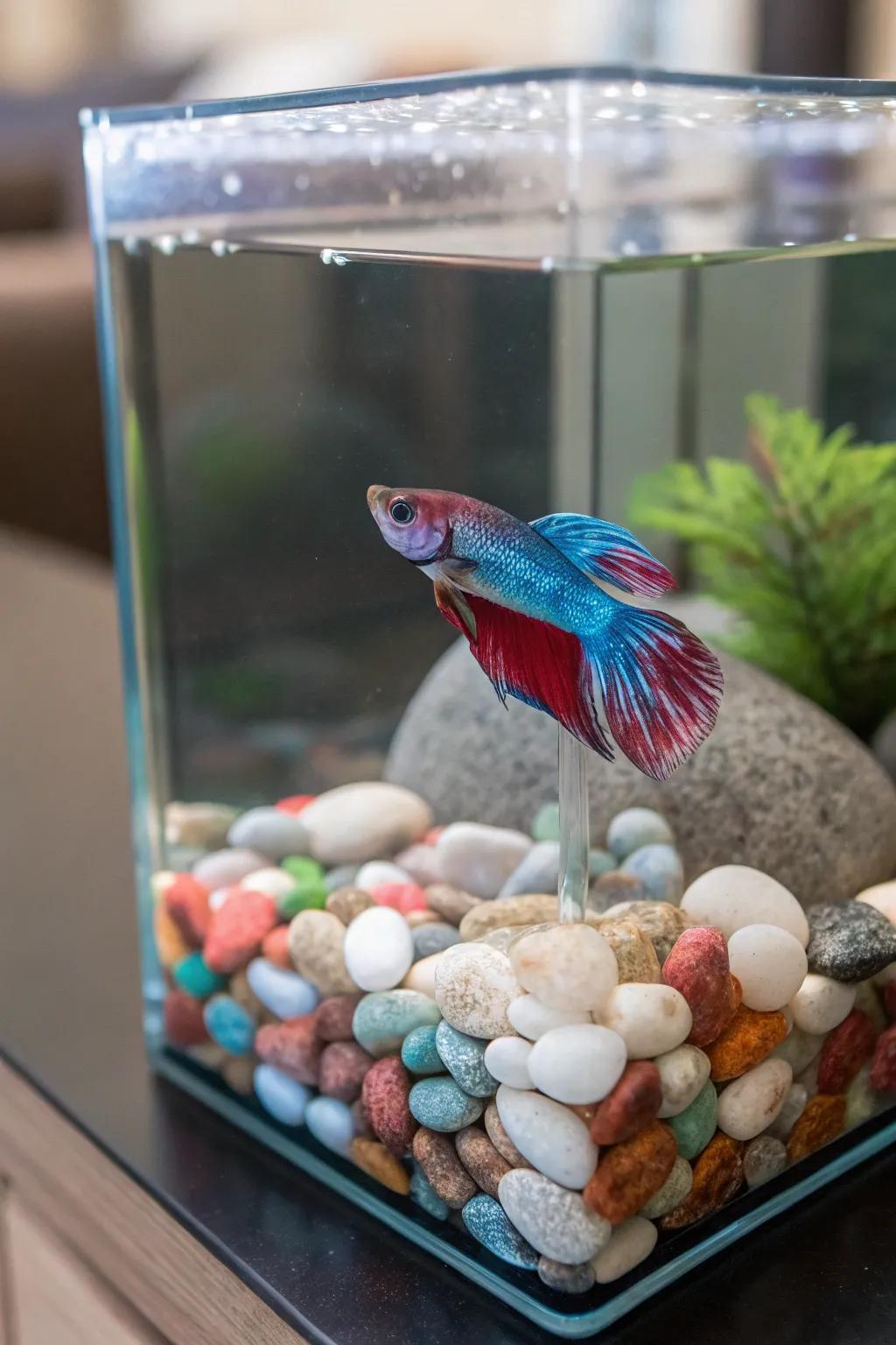 Ornamental stones convey sophistication and flair to your aquarium.