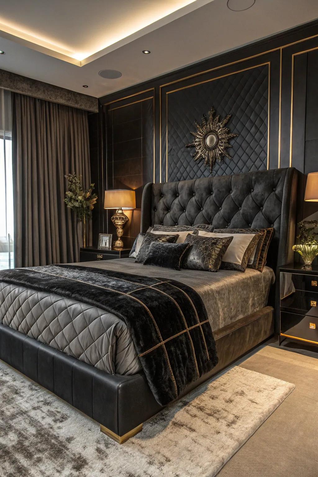Layering textures forges an inviting and cozy atmosphere.