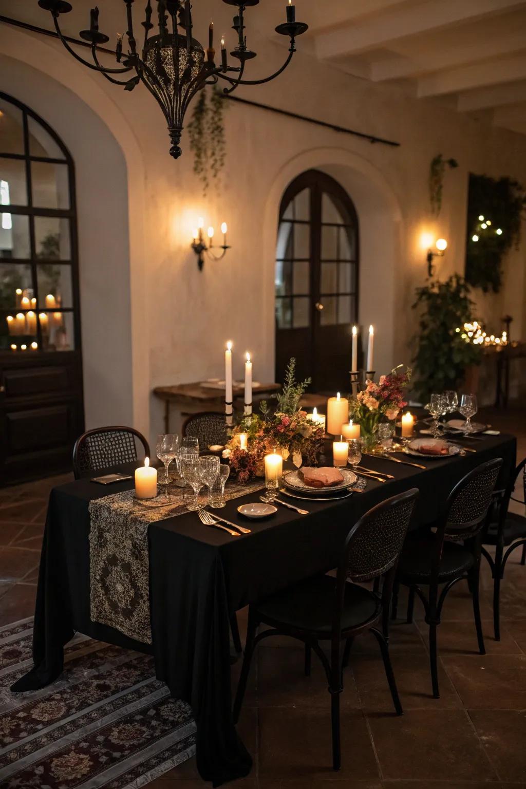 Sentimental candlelight magic.