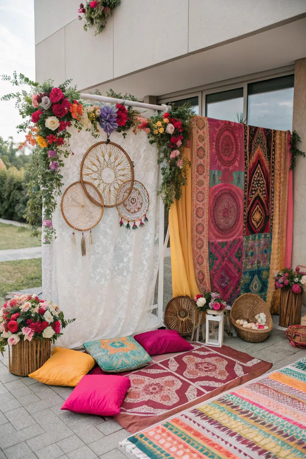 A snapshot corner is essential for capturing fun moments.