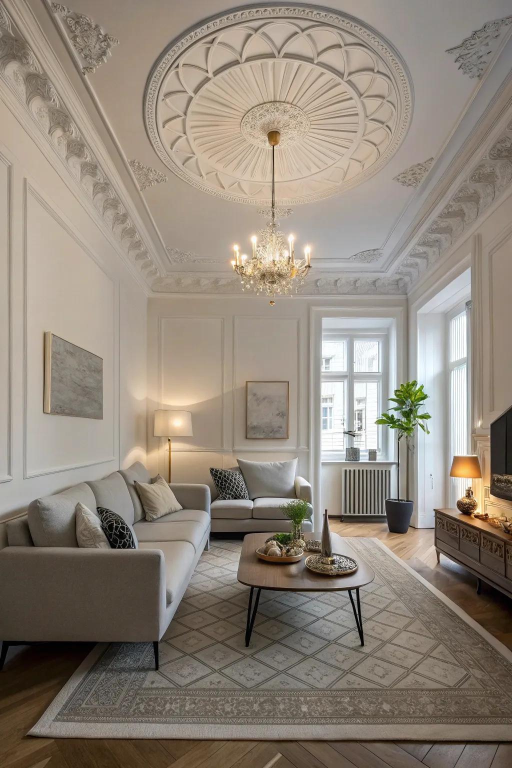 Neutral accents enhance Scandinavian simplicity.