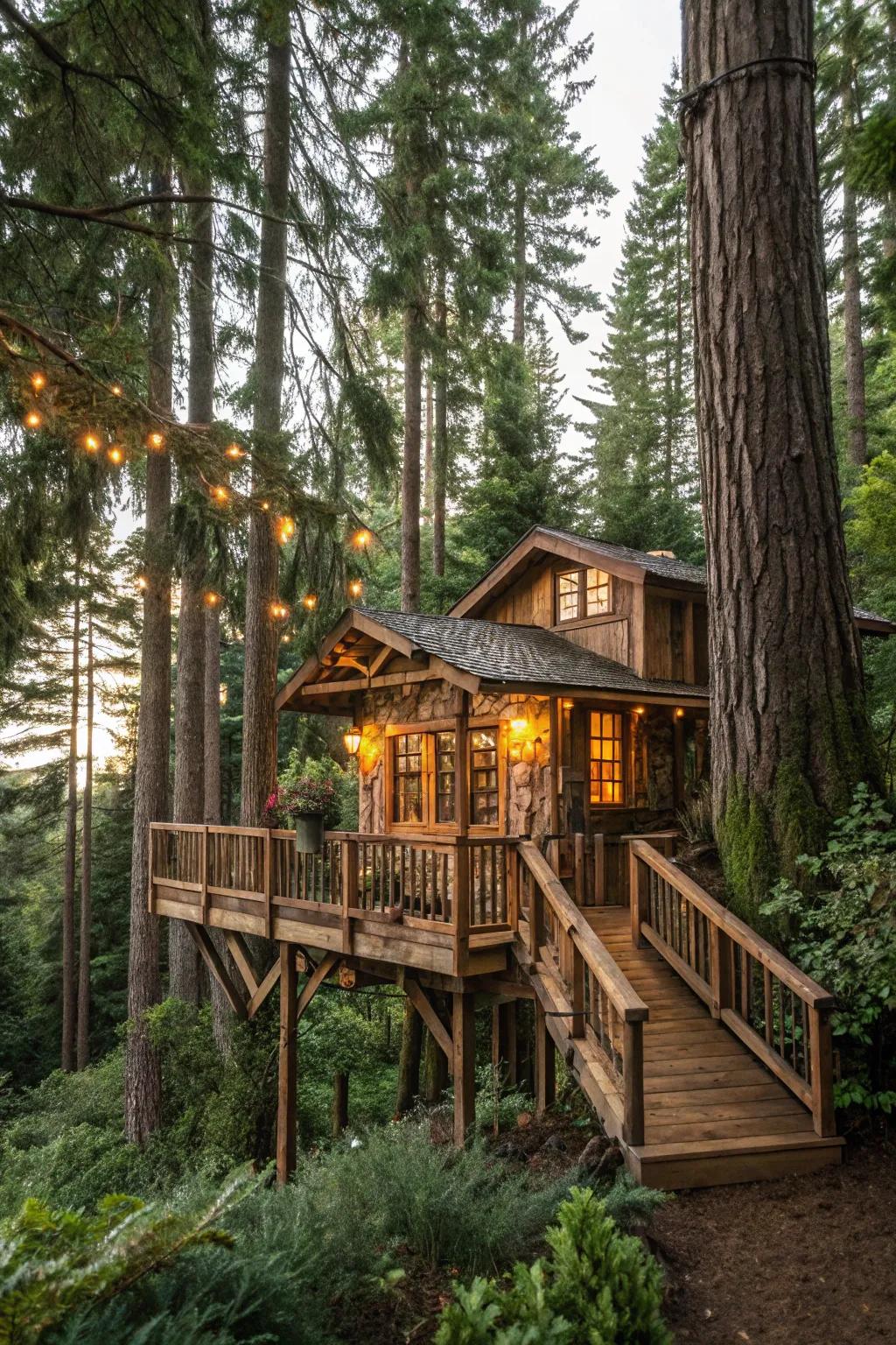 A charming canopy home offering an adventurous and nature-connected lifestyle.