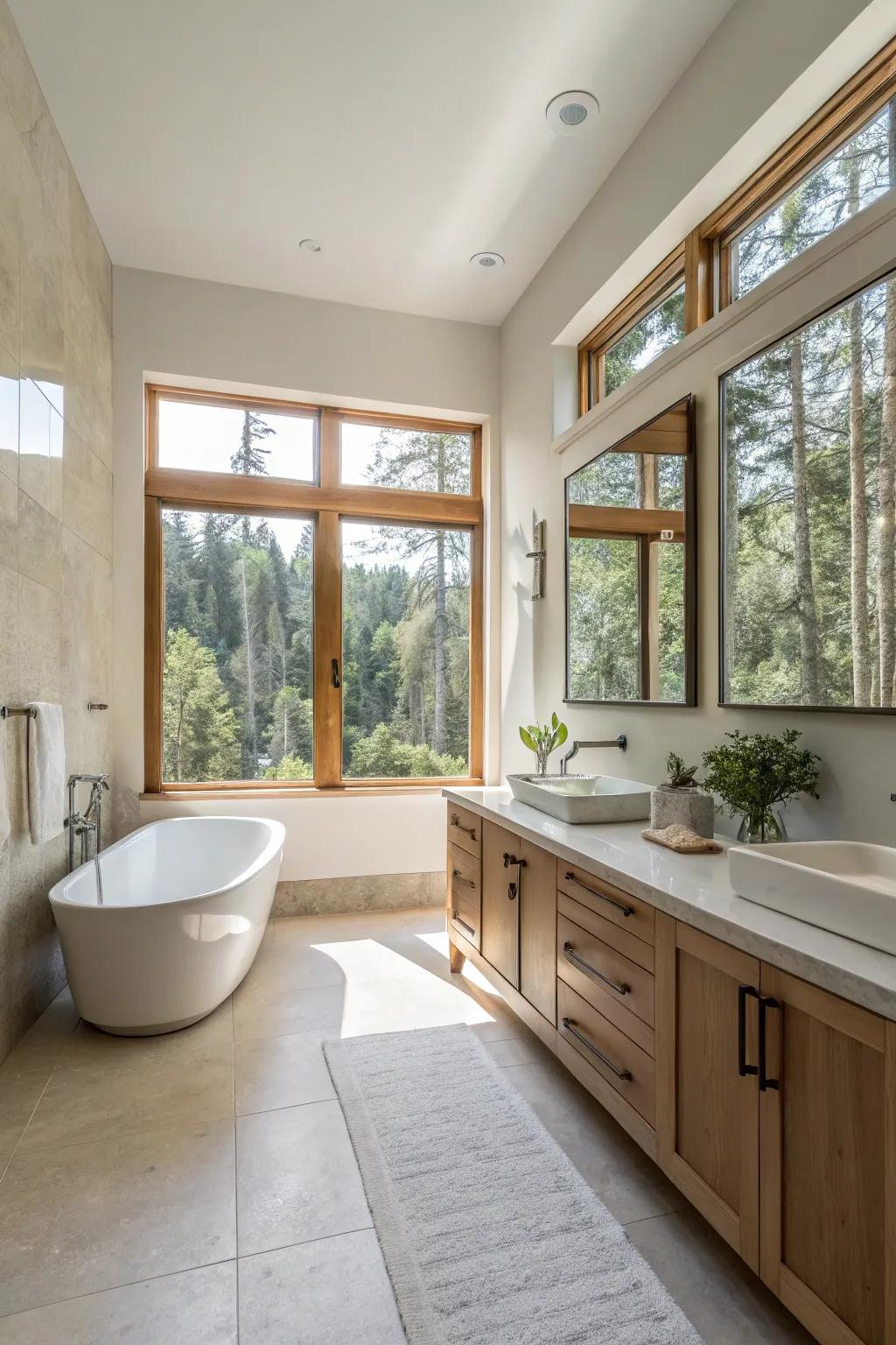 A spacious blueprint enhances solace and repose.