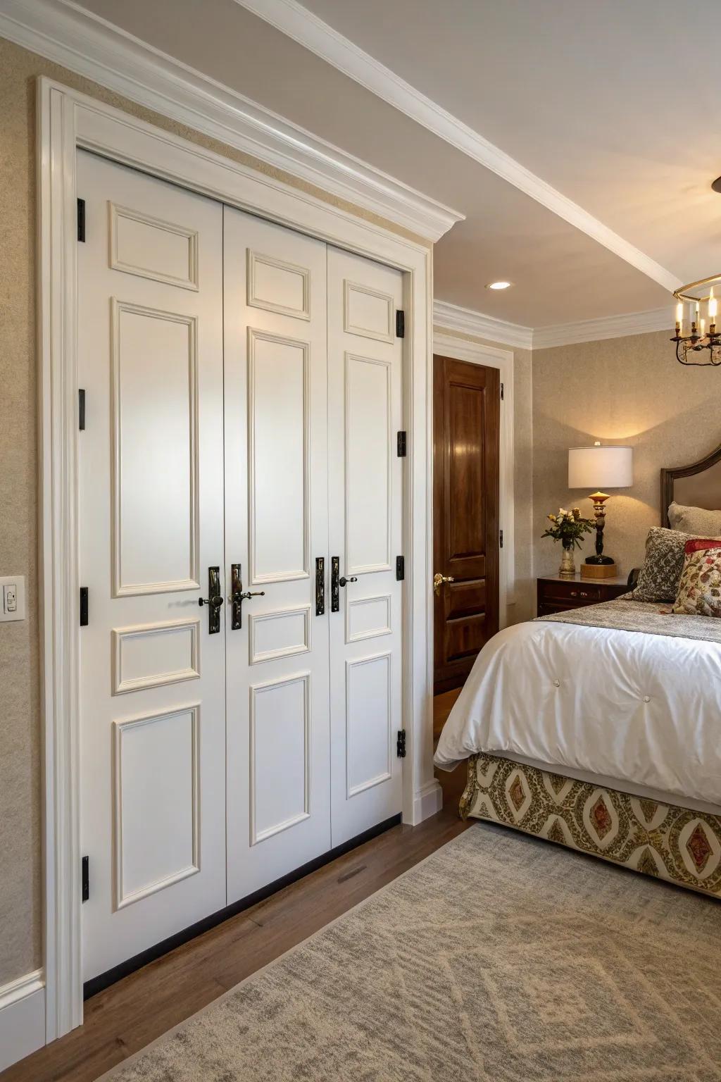 Modern twists on traditional doors keep them timeless.