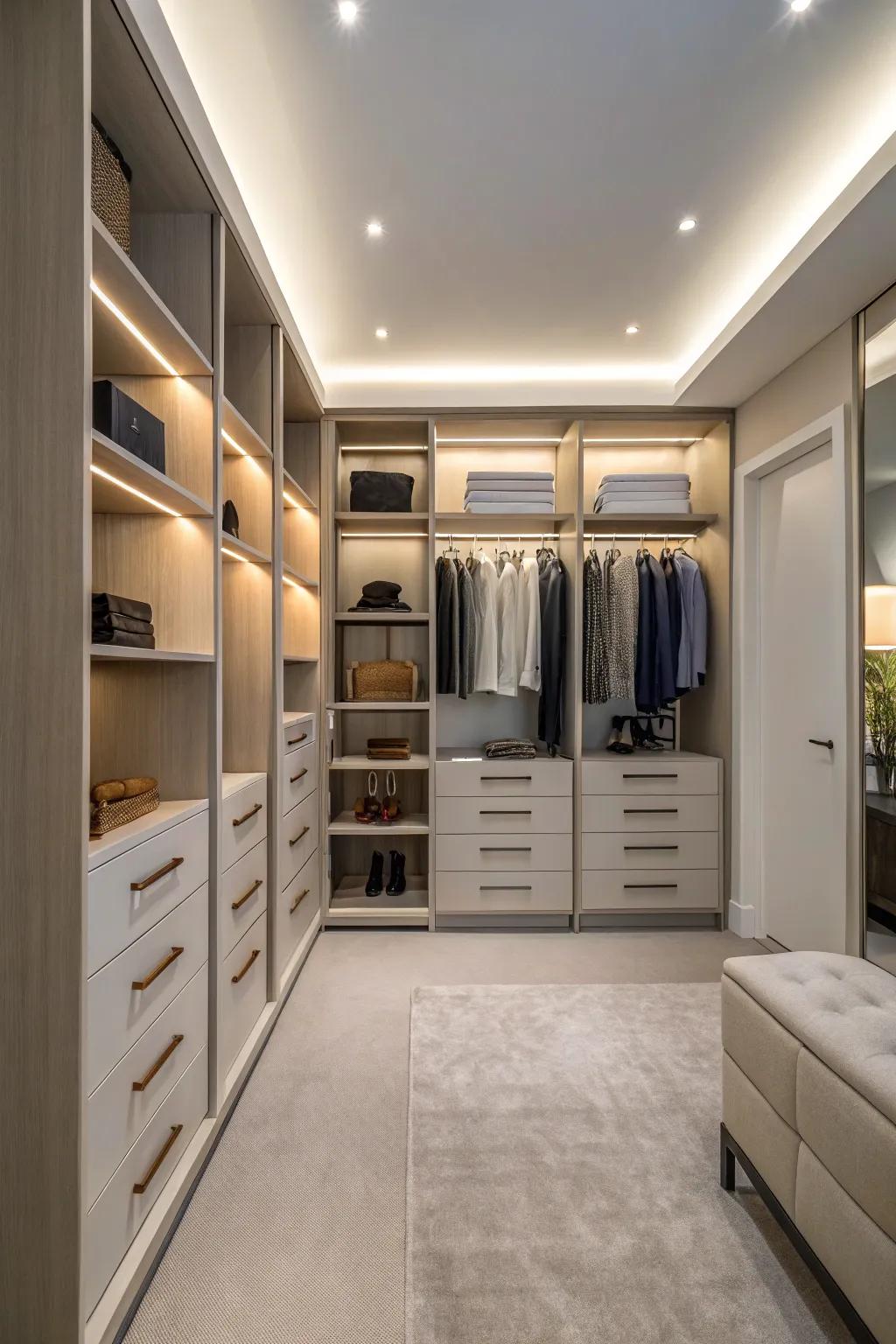 Custom built-ins are a refined and personalized closet solution.