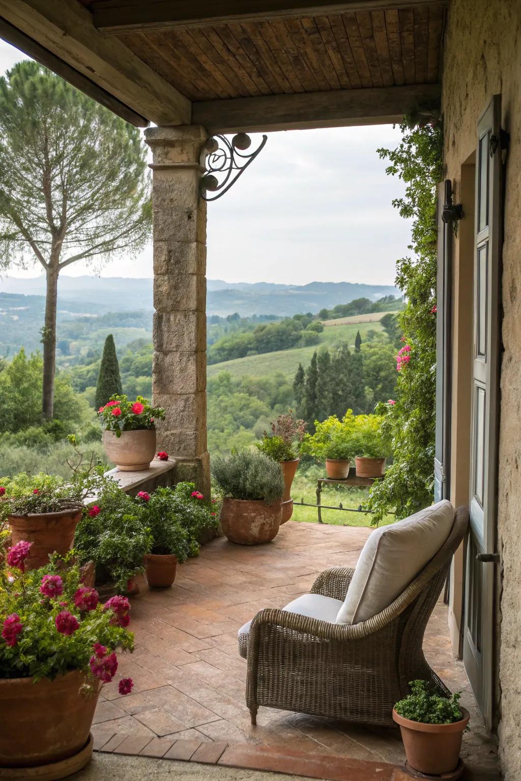 An accessible blueprint permits your porch to coalesce seamlessly with nature.