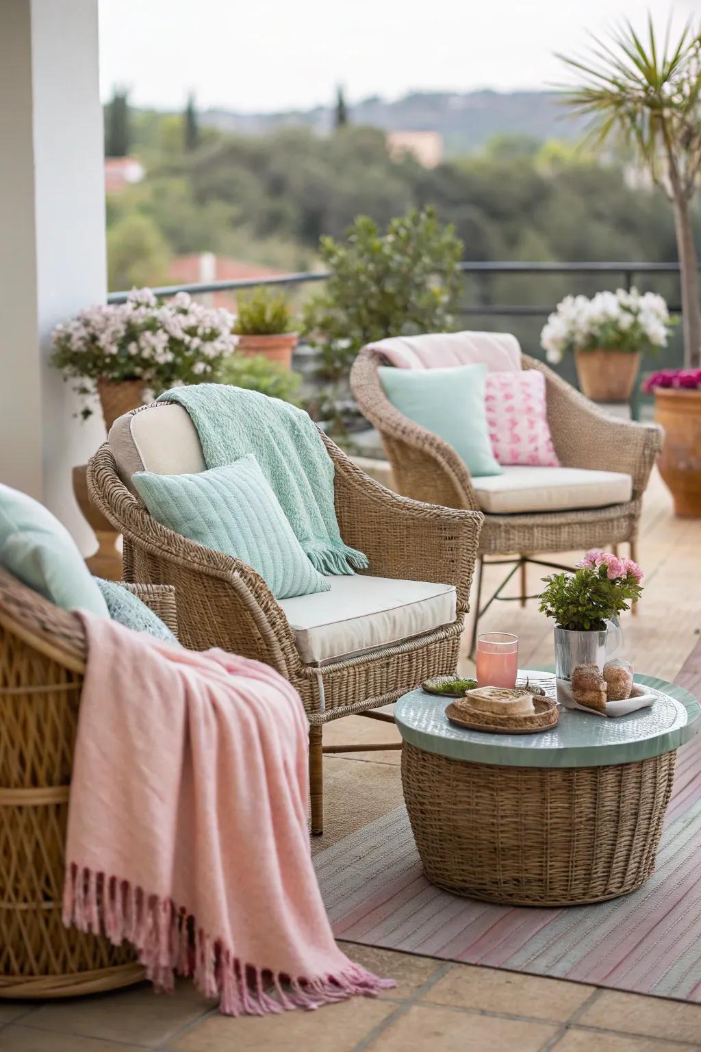 Layered textures add depth and comfort.