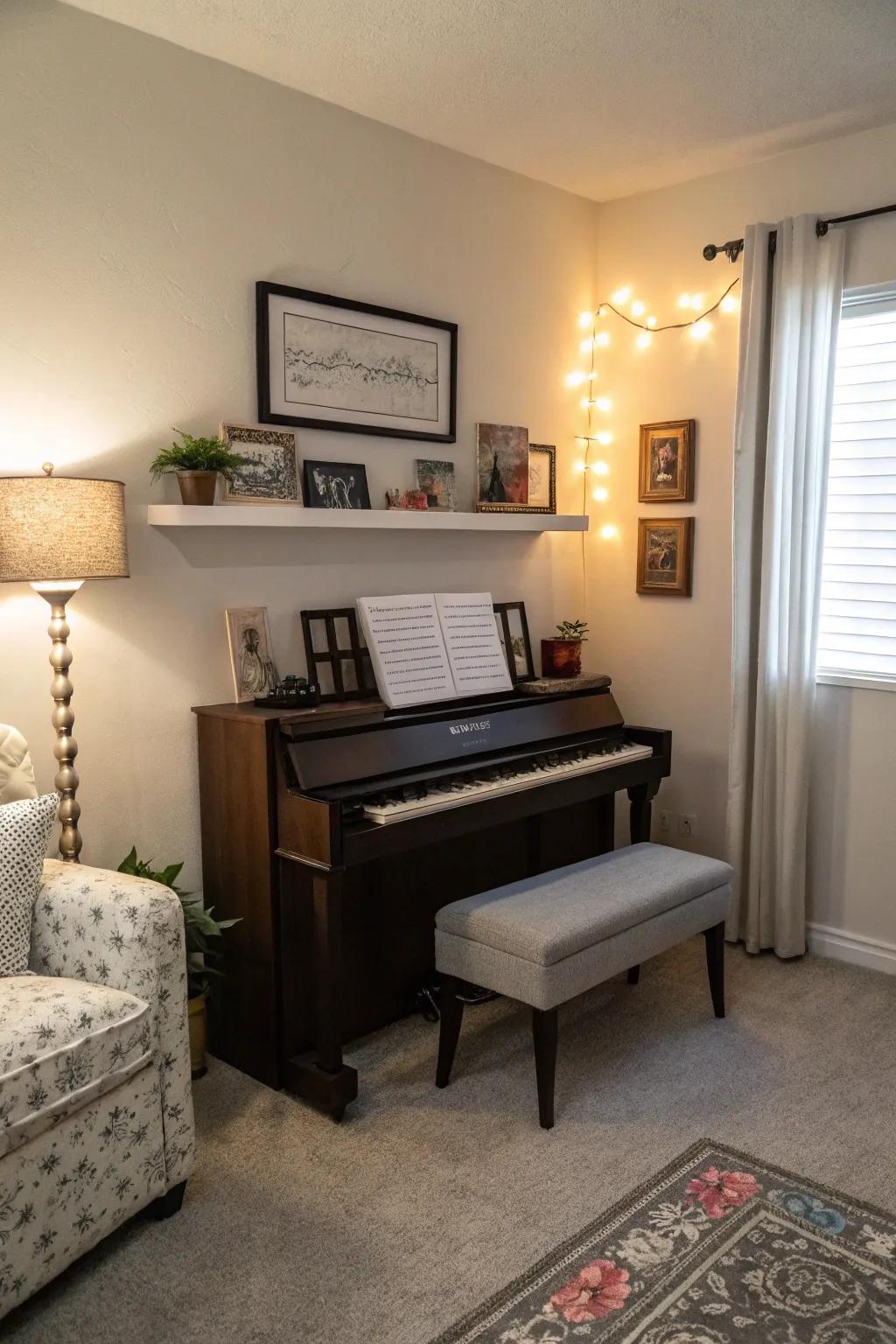 Adaptable pieces maintain a tidy space.