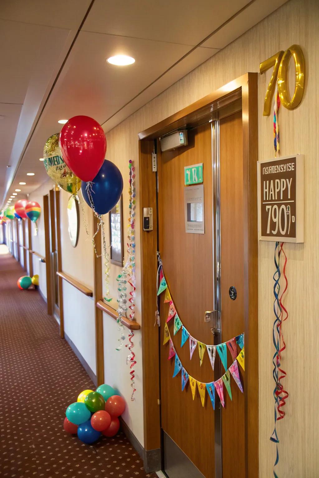 With themed cruise door decorations, you can celebrate special occasions.