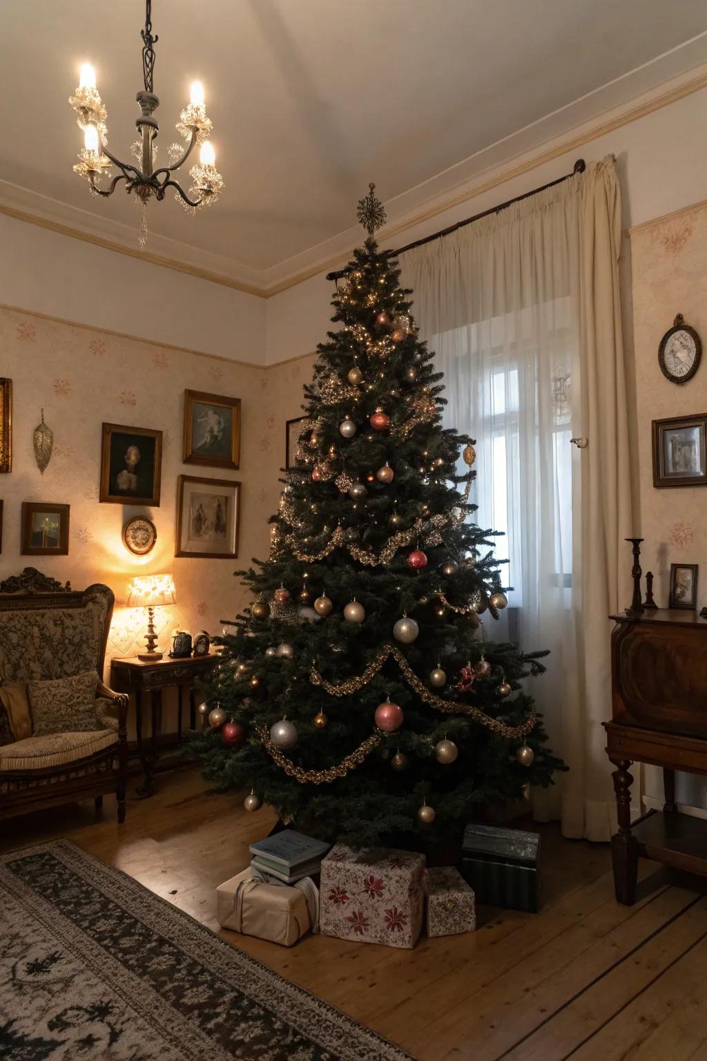 A dark fir with a heritage, nostalgic atmosphere.