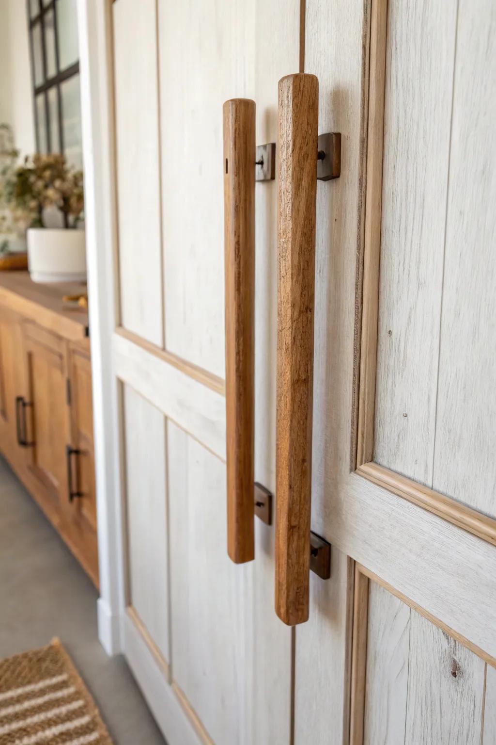 Eco-Friendly Timber Grabs bring nature indoors.