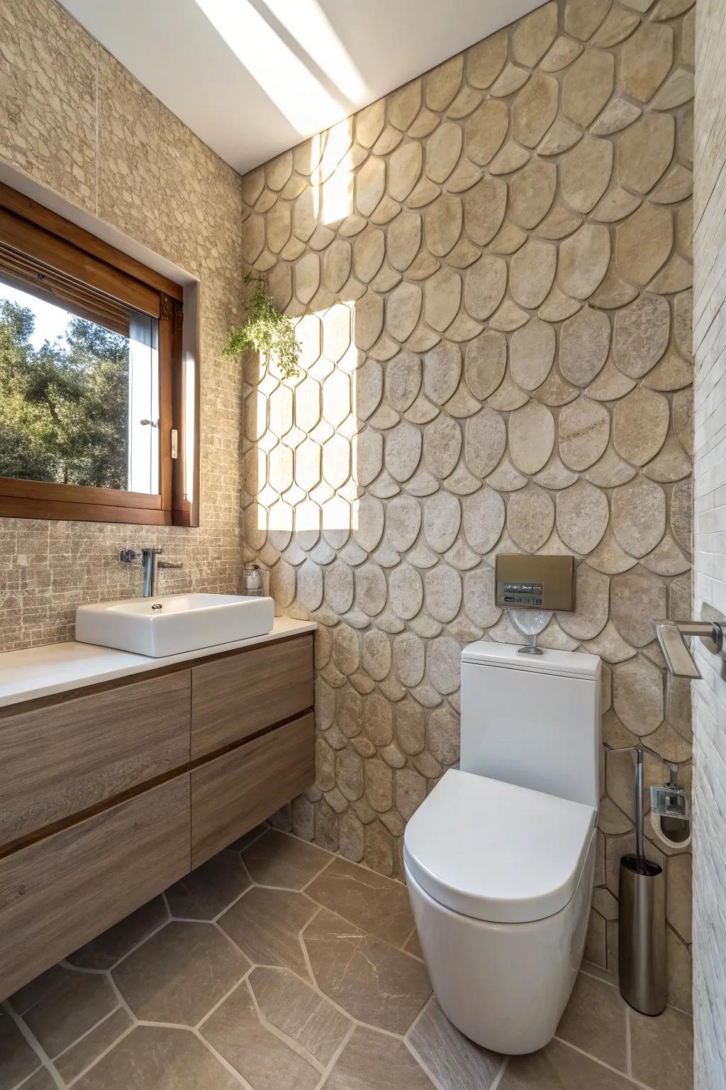 Add depth via rough walls.