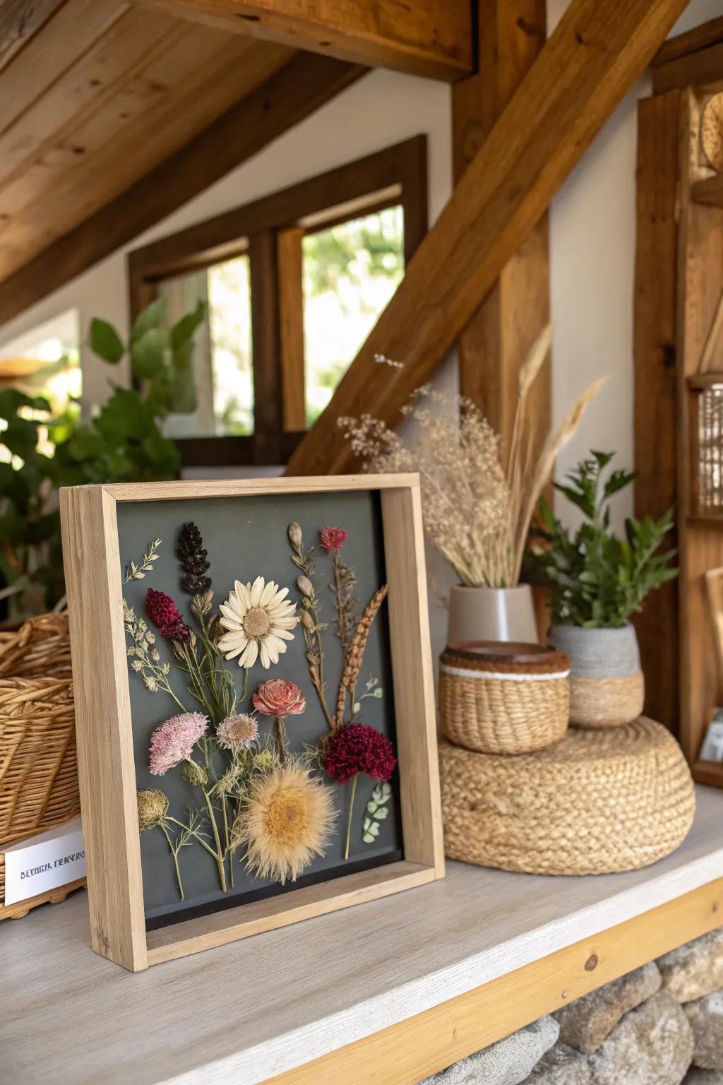 Celebrate sustainability with an eco-inspired preserved flower arrangement.