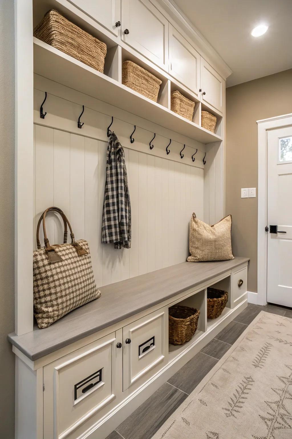 Uniform colors create a unified appearance.