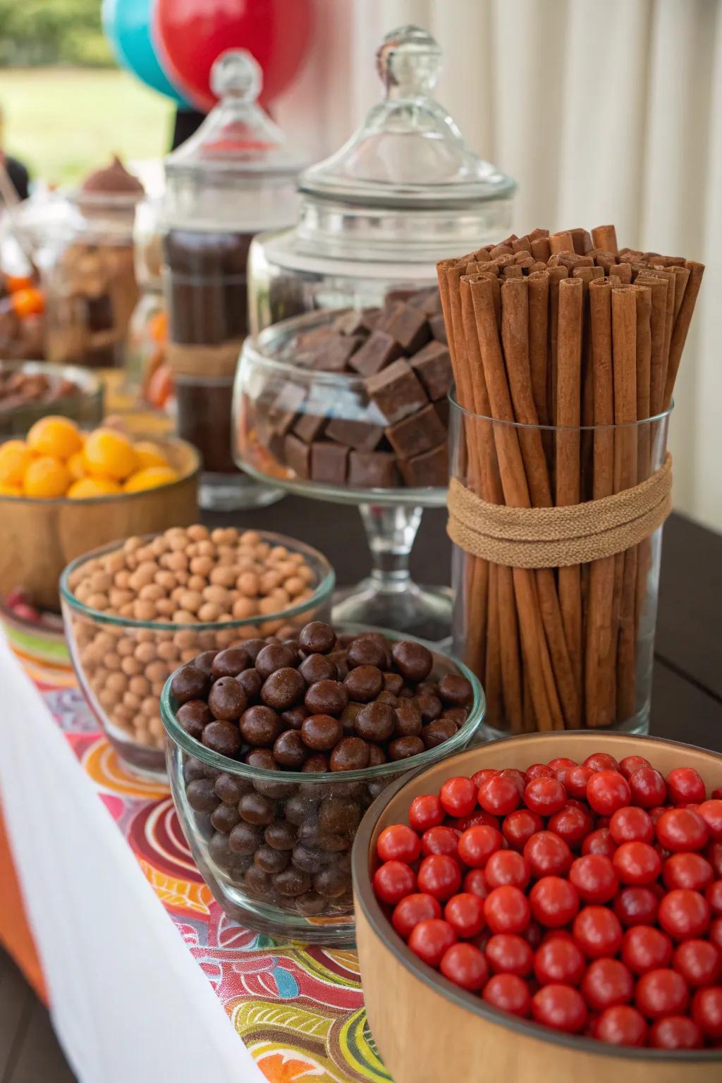 Unexpected confection fusions fashioning a singular venture.