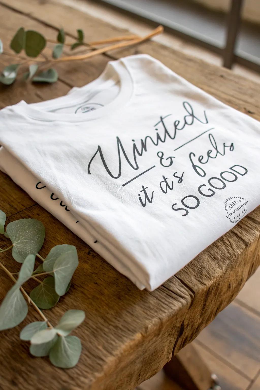 Celebrate togetherness with flair in this charming kin get-together tee.