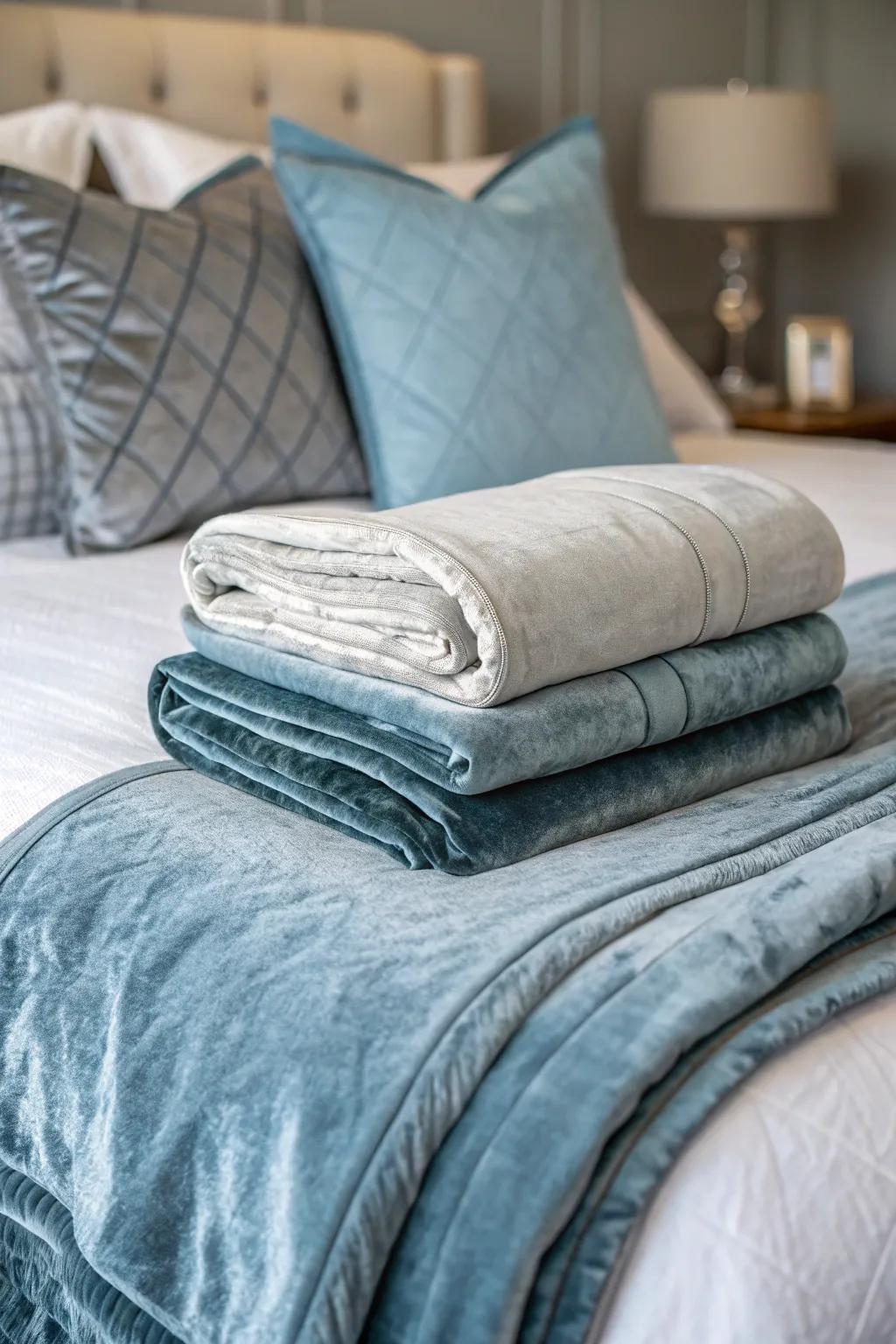 Unanticipated material combinations give a distinctive touch.