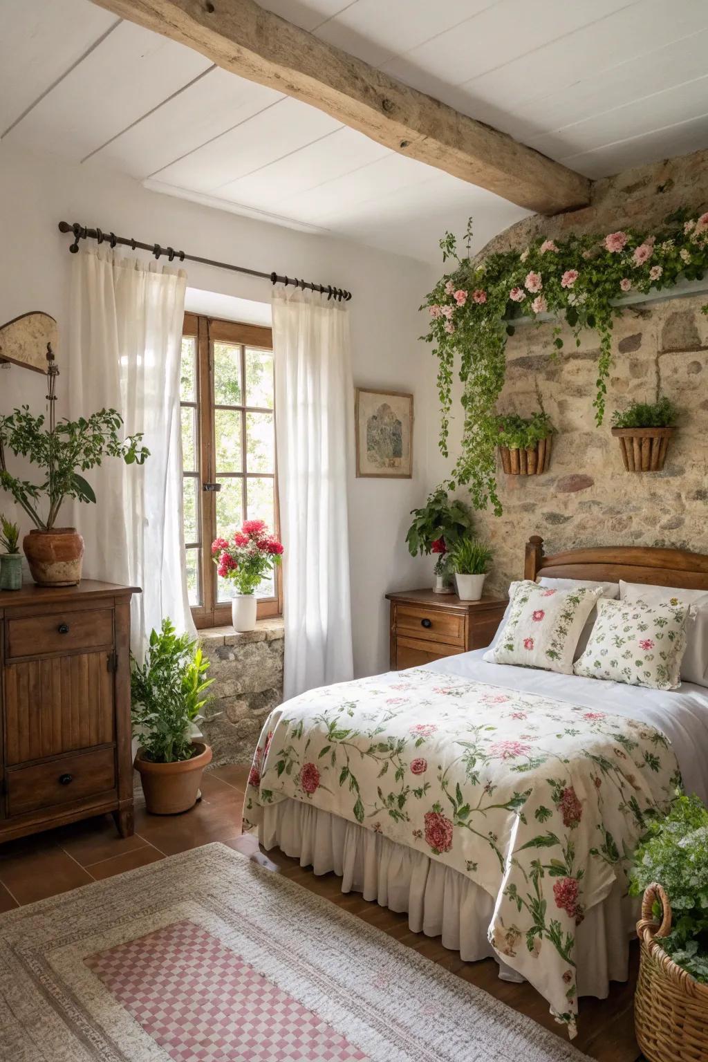 Ornamental highlights incorporate personality and coziness.