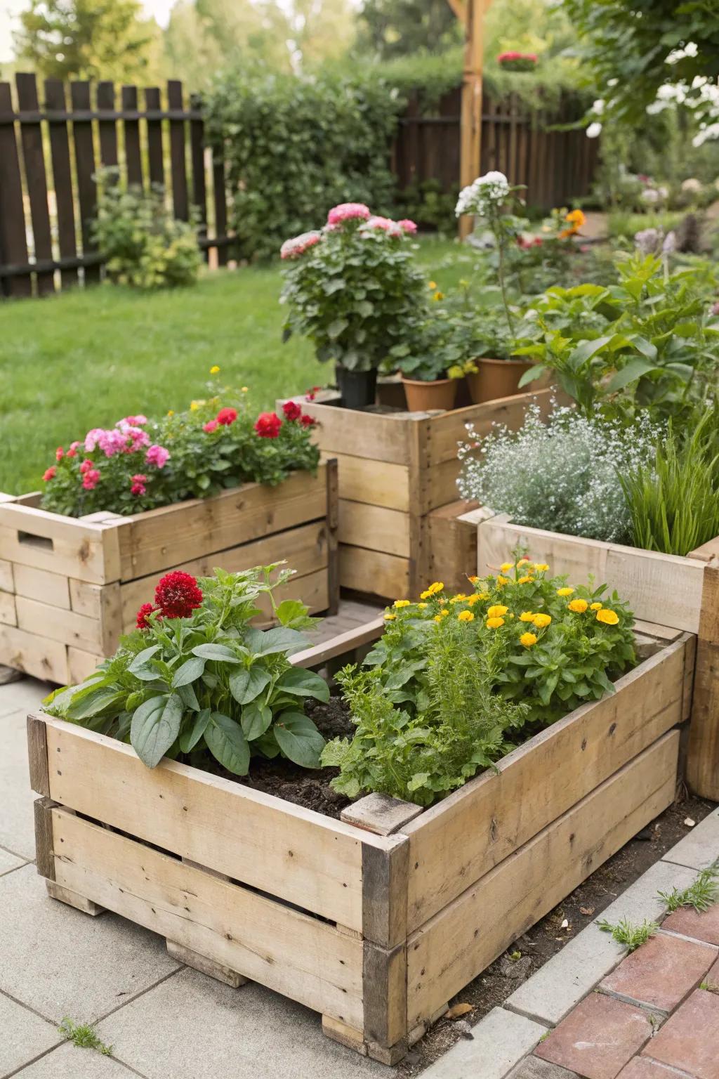 Enhance your garden with box cultivators.