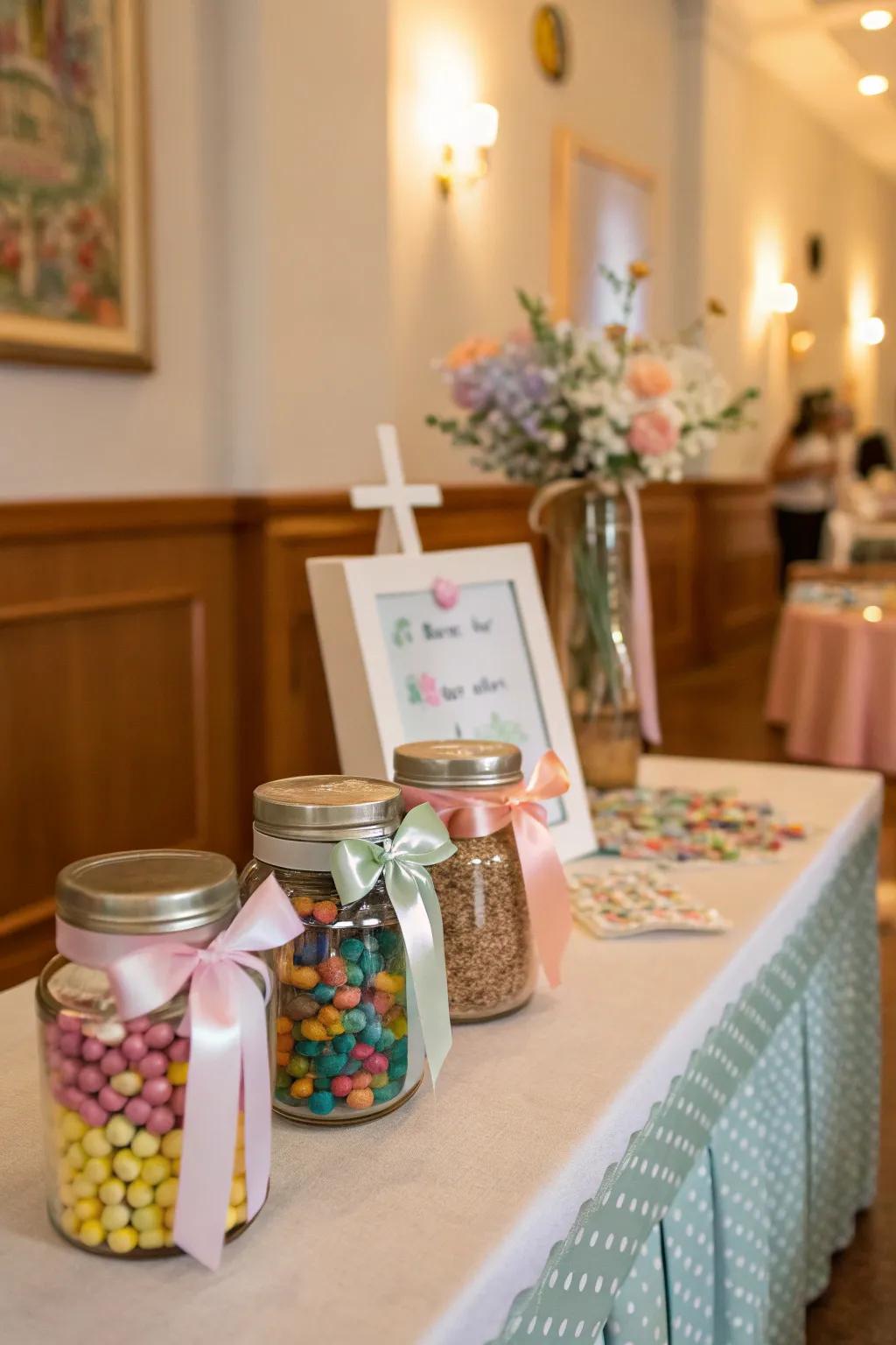 An interactive gift station represents a delightful and personal means for attendees to take home memories.