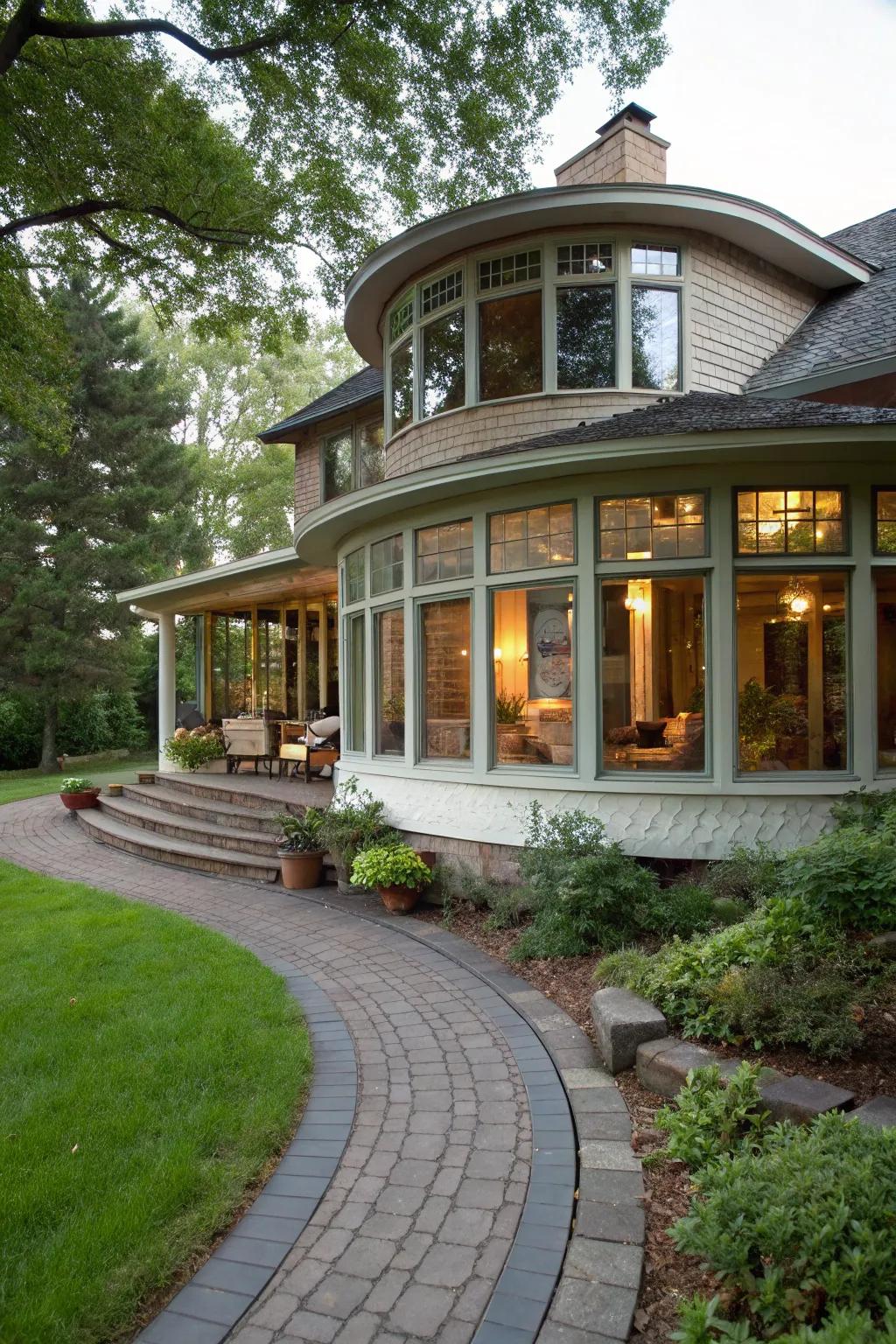 A unique circular layout that stands out