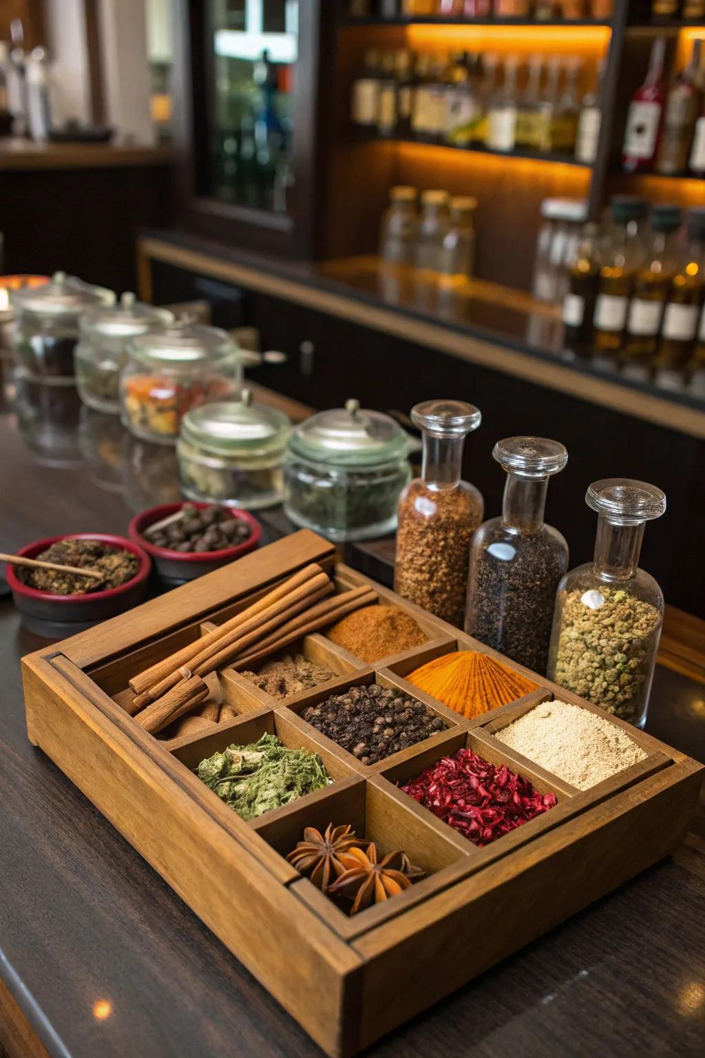 Explore new flavors with an infusion set.