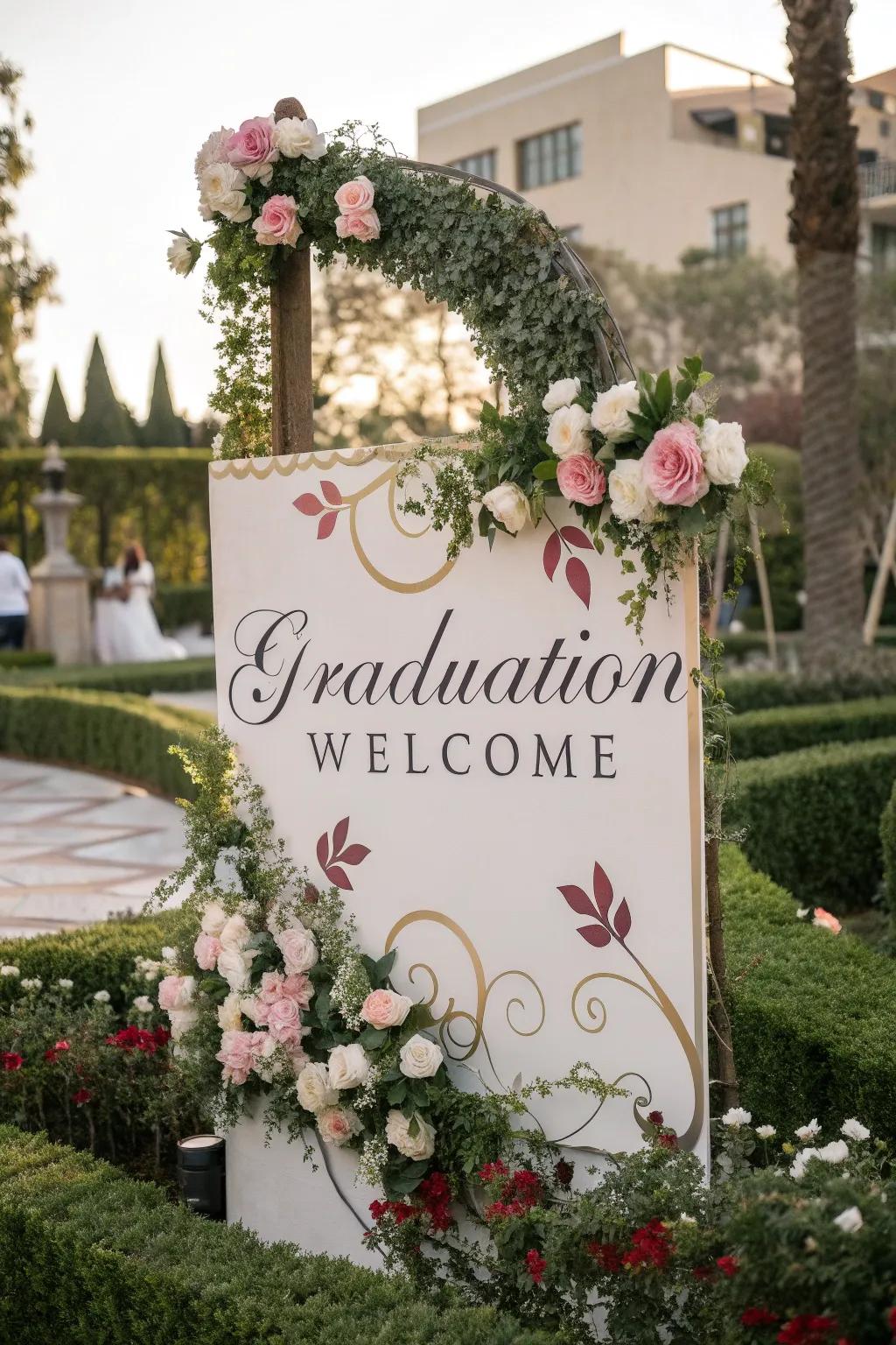 Add sophistication with bloom-adorned displays.