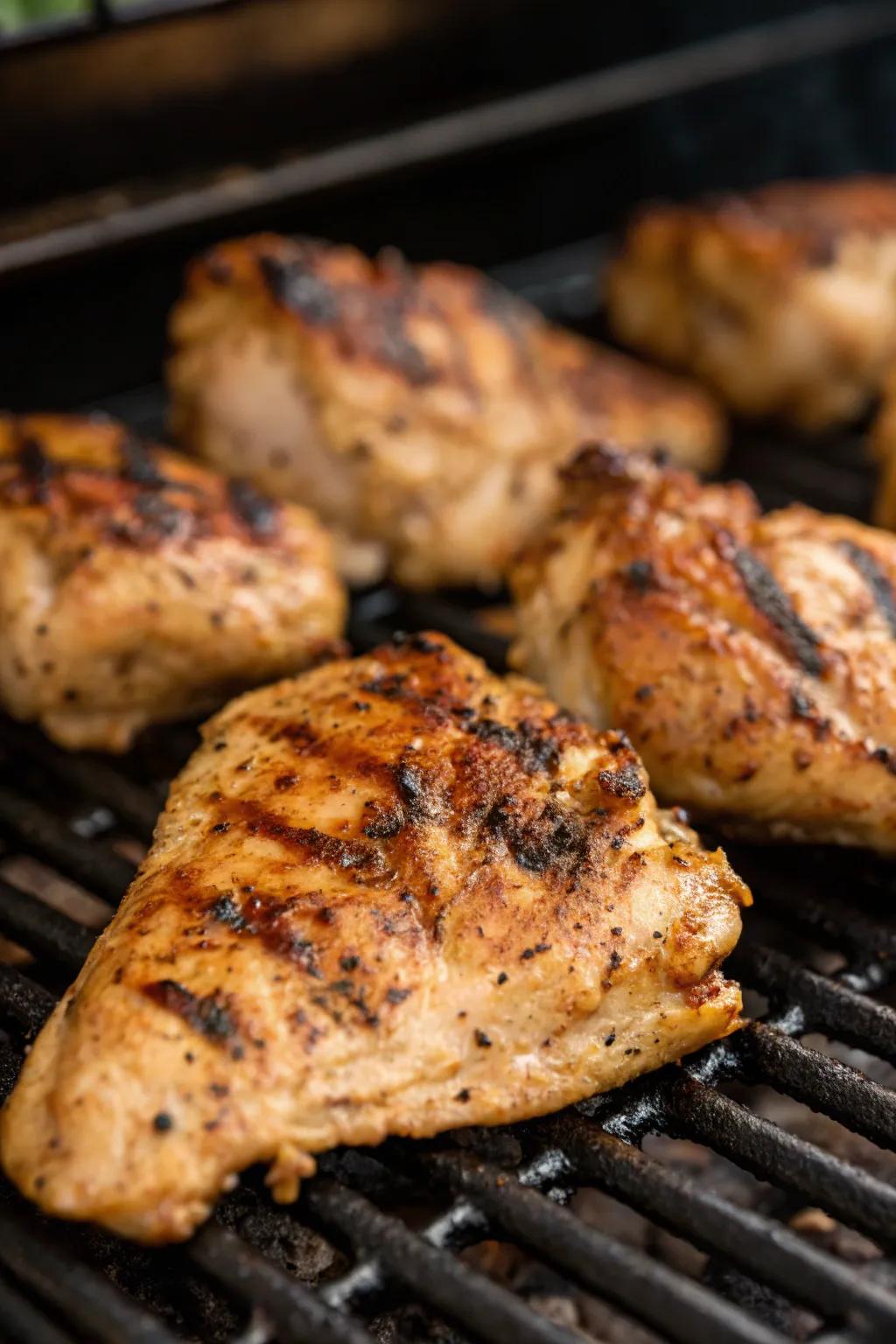 Exquisitely seasoned grilled bird is an unfailing crowd-pleaser.