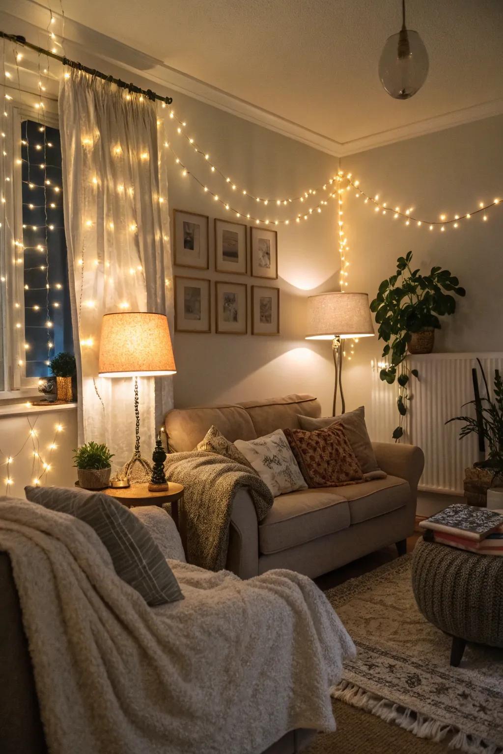 Layered illumination infuses warmth and elegance into your space.