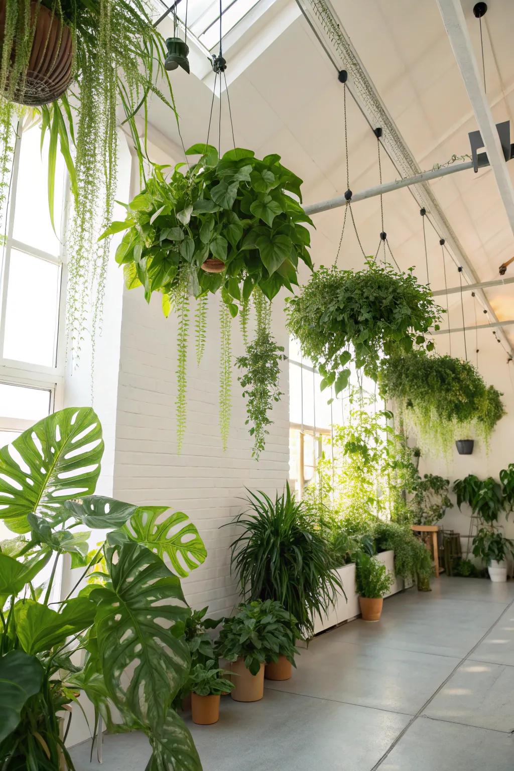 Suspending flora delivering a lush, airy sensation to the quarter.