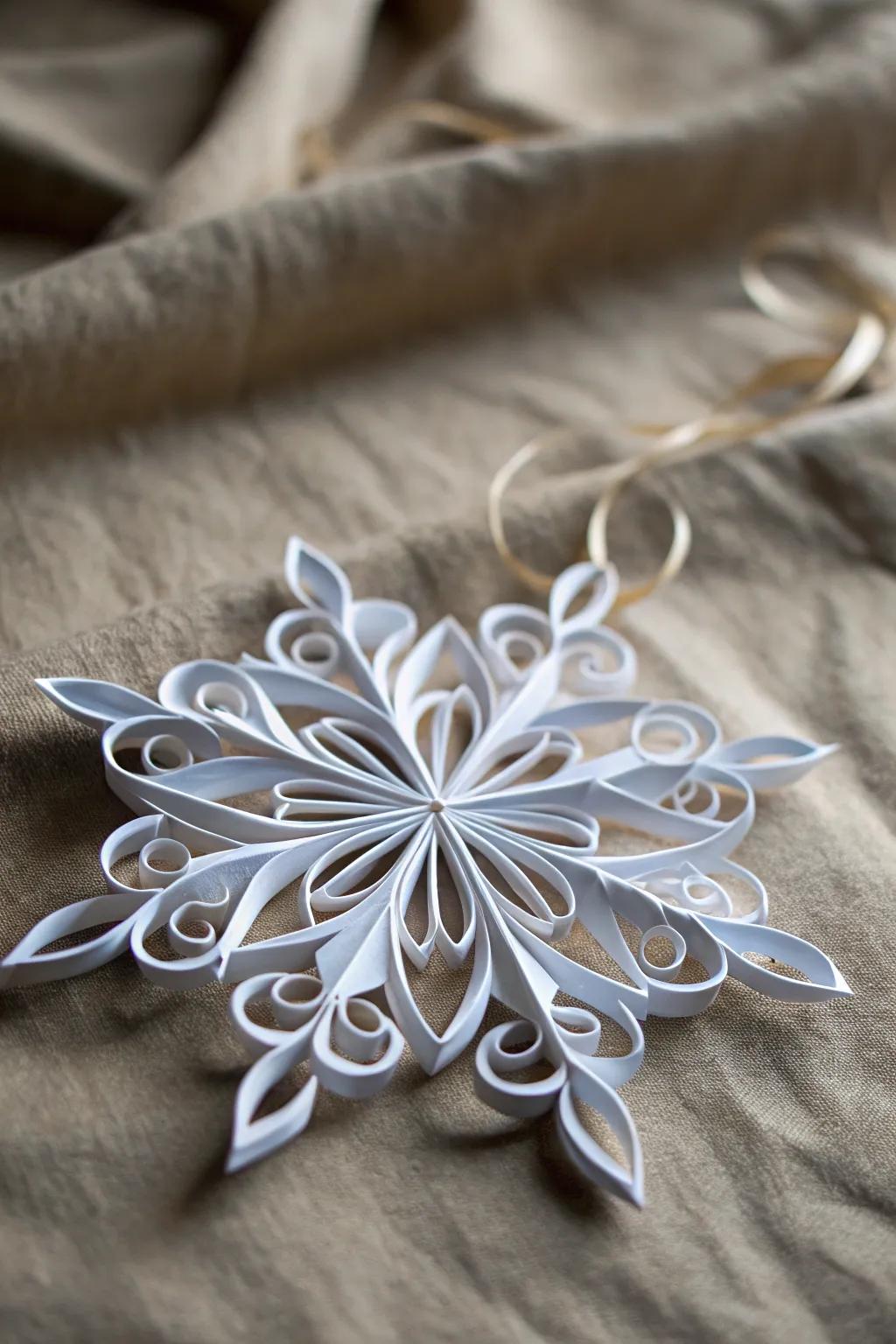 The fold-and-form method enriches depth and fascination.