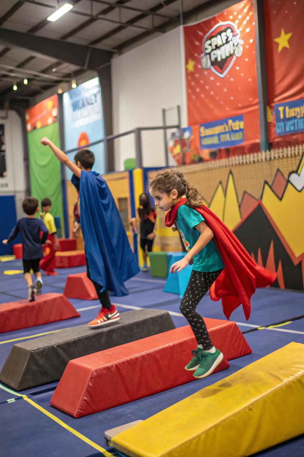 A thrilling superhero boot camp for aspiring heroes.