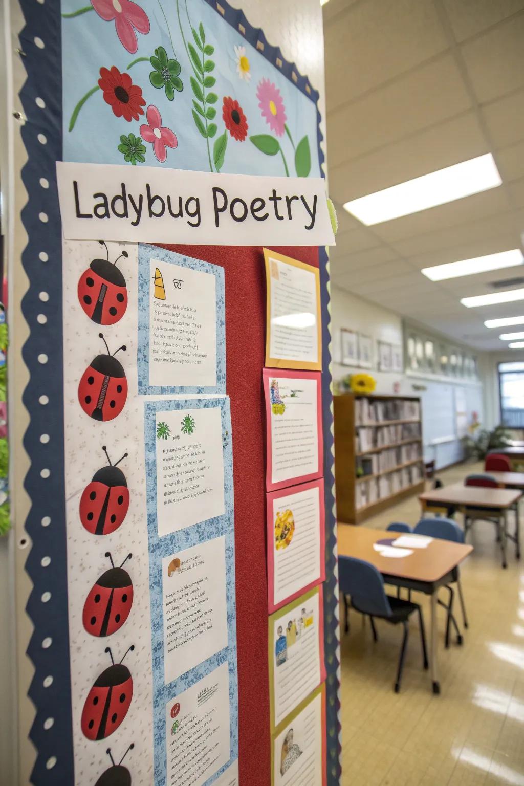 A creative beetle poetry corner for budding writers.