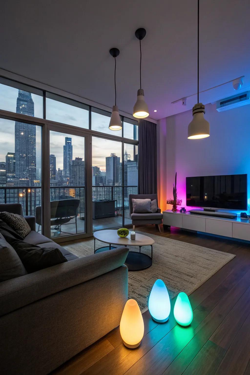 Intelligent light sources furnish customizable illumination, adapting to accommodate your mood and requirements.