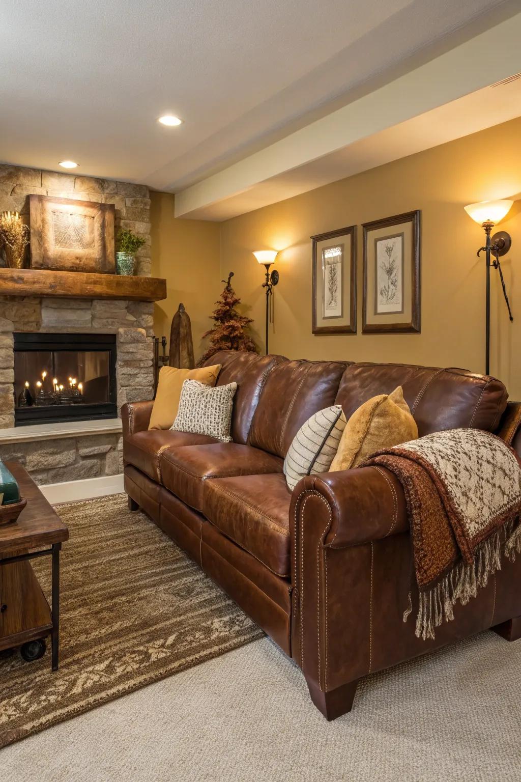 An inviting space perfect for gatherings and cozy conversation.