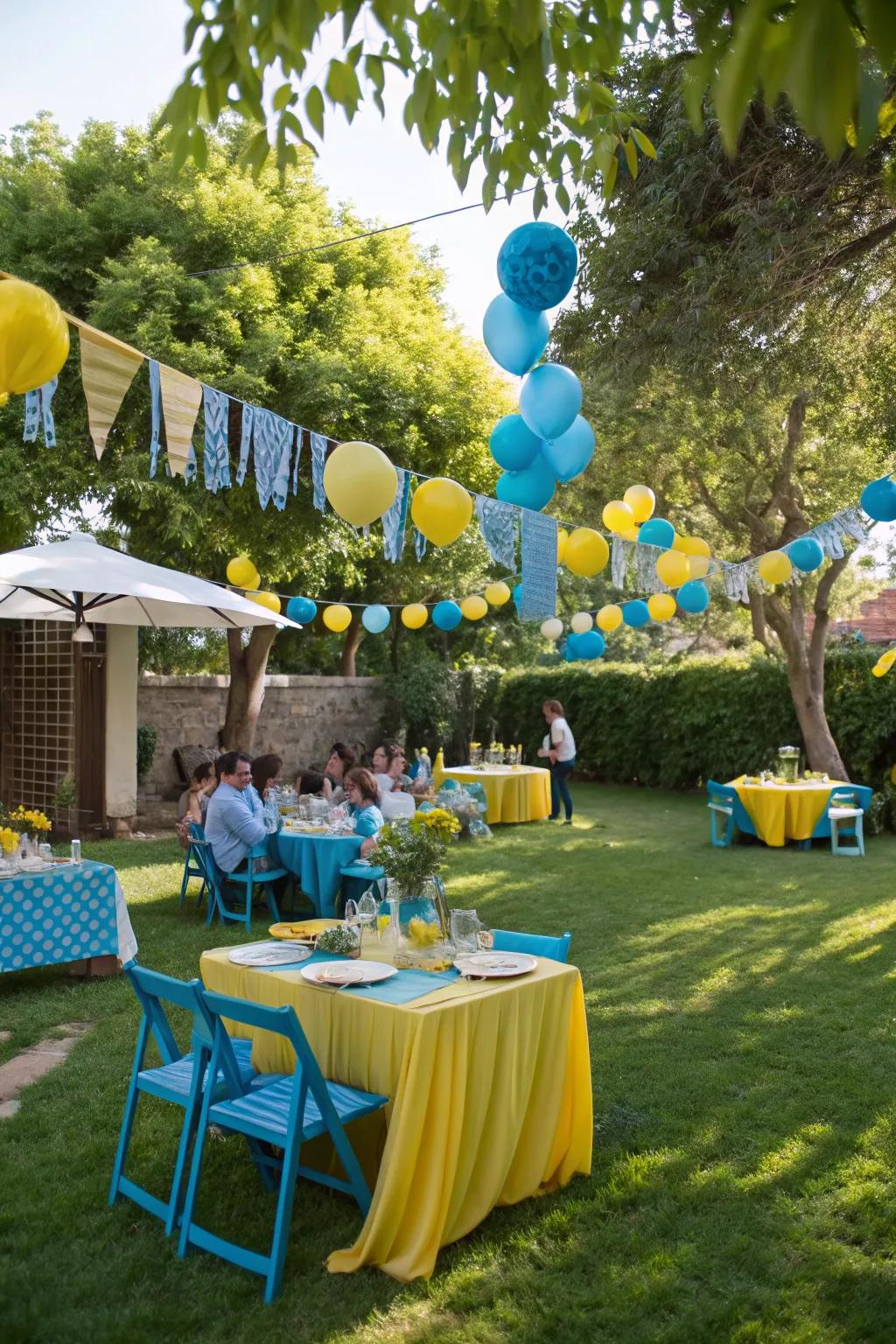 A thoughtful color scheme ties your party elements together.