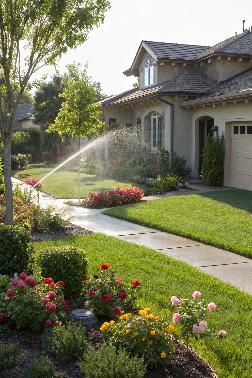 Smart irrigation hydrates effortlessly.
