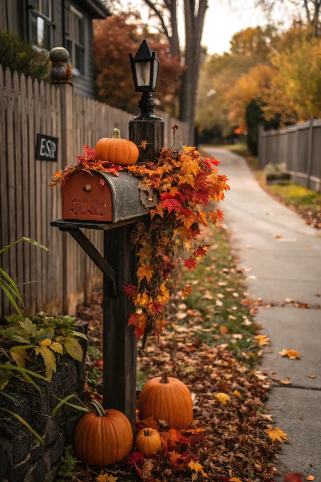 Seasonal decor ensures your mailbox looks lively and festive all year round.