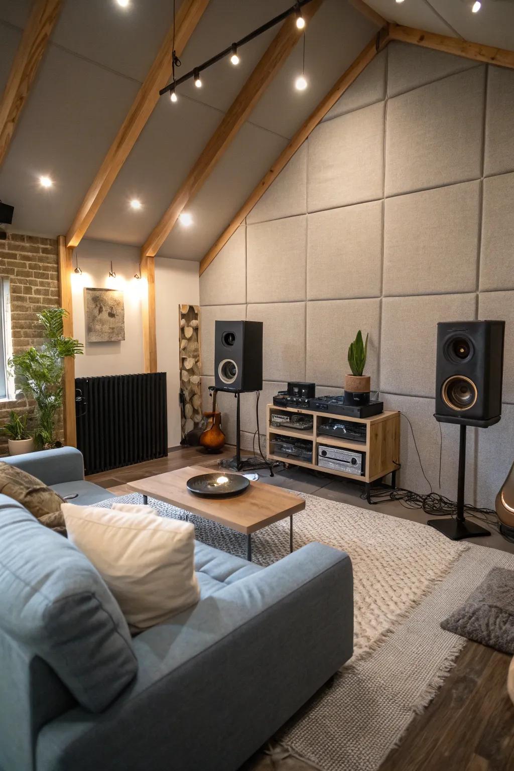 Enjoy your favorite music in a dedicated retreat with top-notch sound quality.