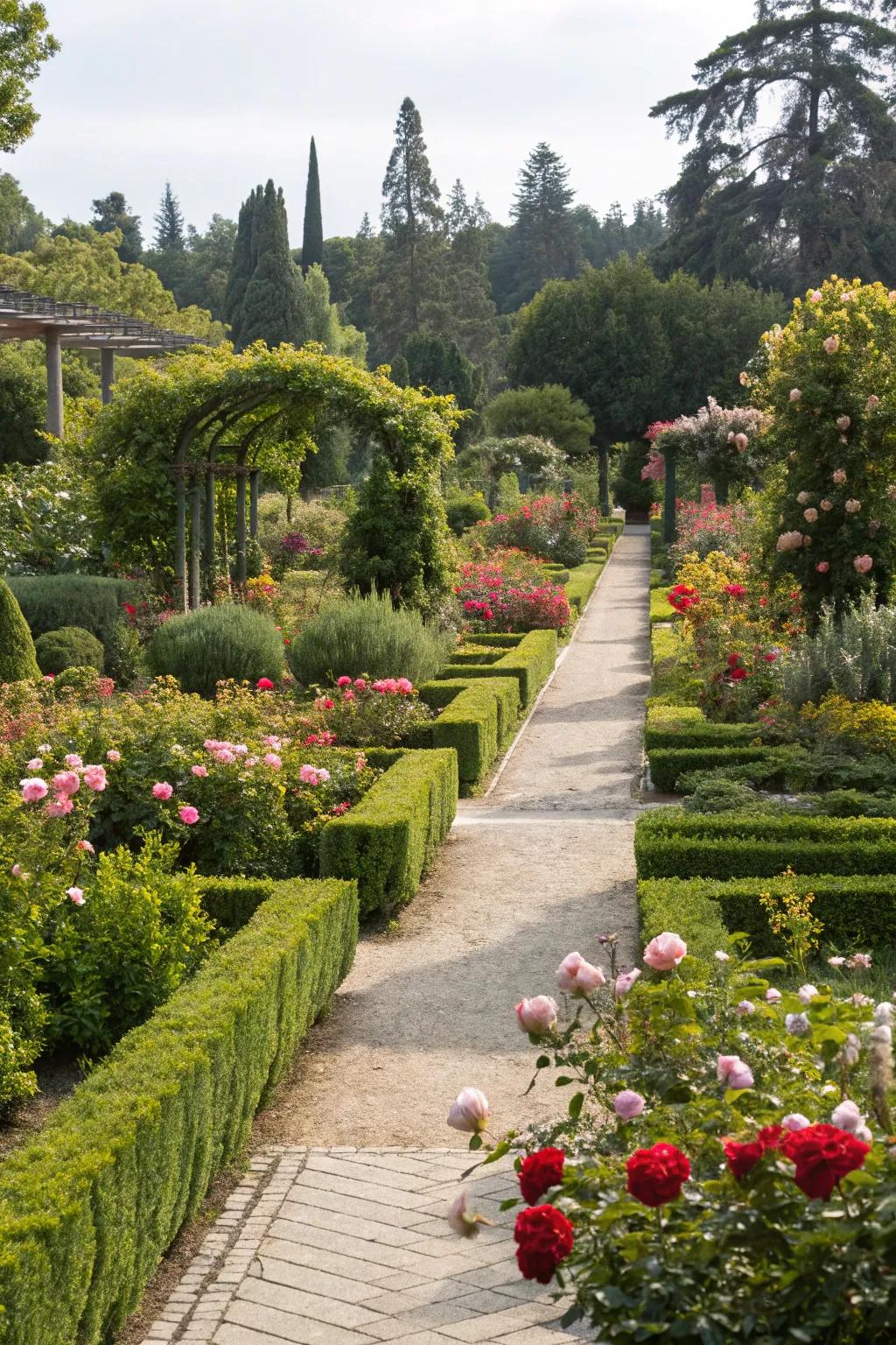 Well-planned walkways direct and elevate a modern garden scheme.