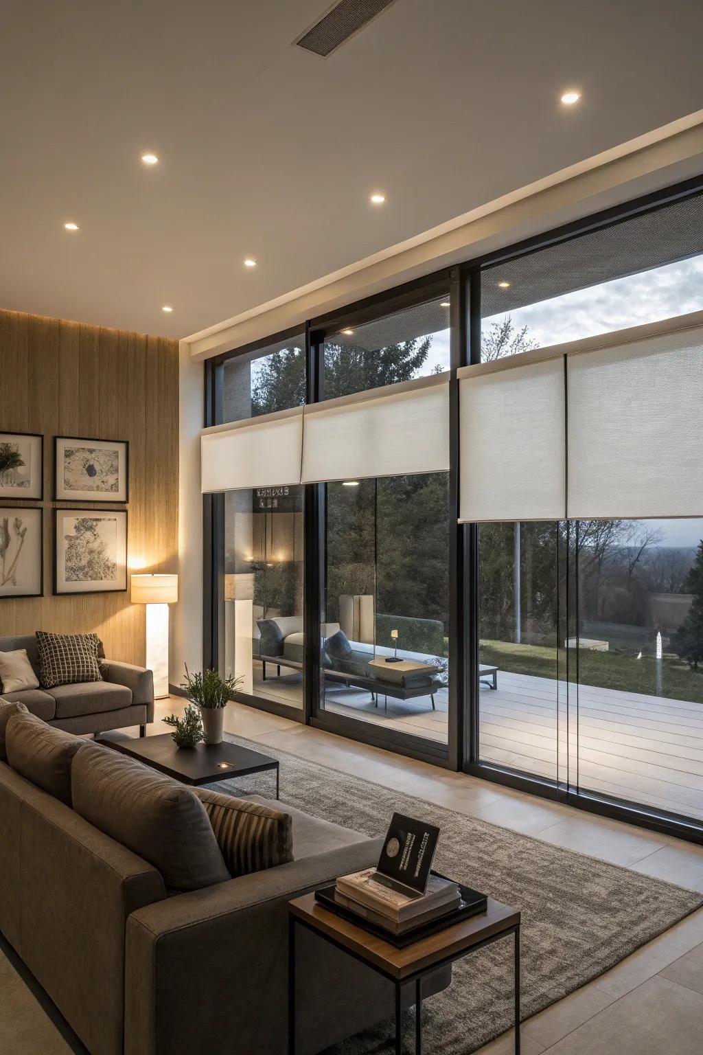 A smart home combining innovation with modern design.