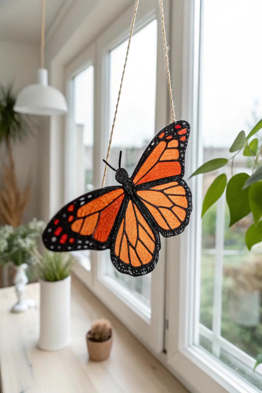 Seize light with artisanal monarch butterfly sunlight catchers that usher a hint of the outdoors inside.