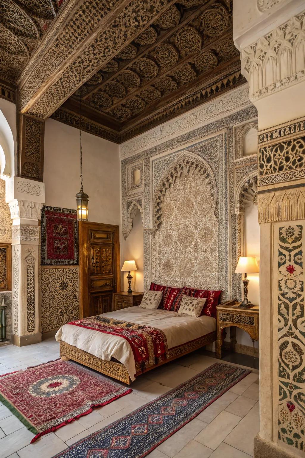 Elaborate details highlight craftsmanship in Marrakech design.