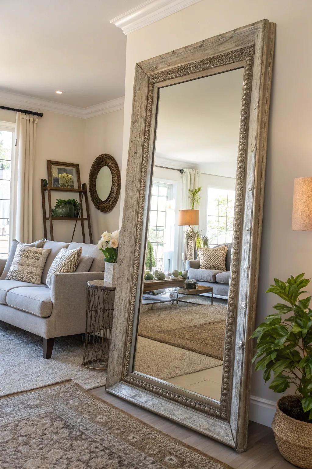 Reflectors amplify light and the perception of spaciousness.